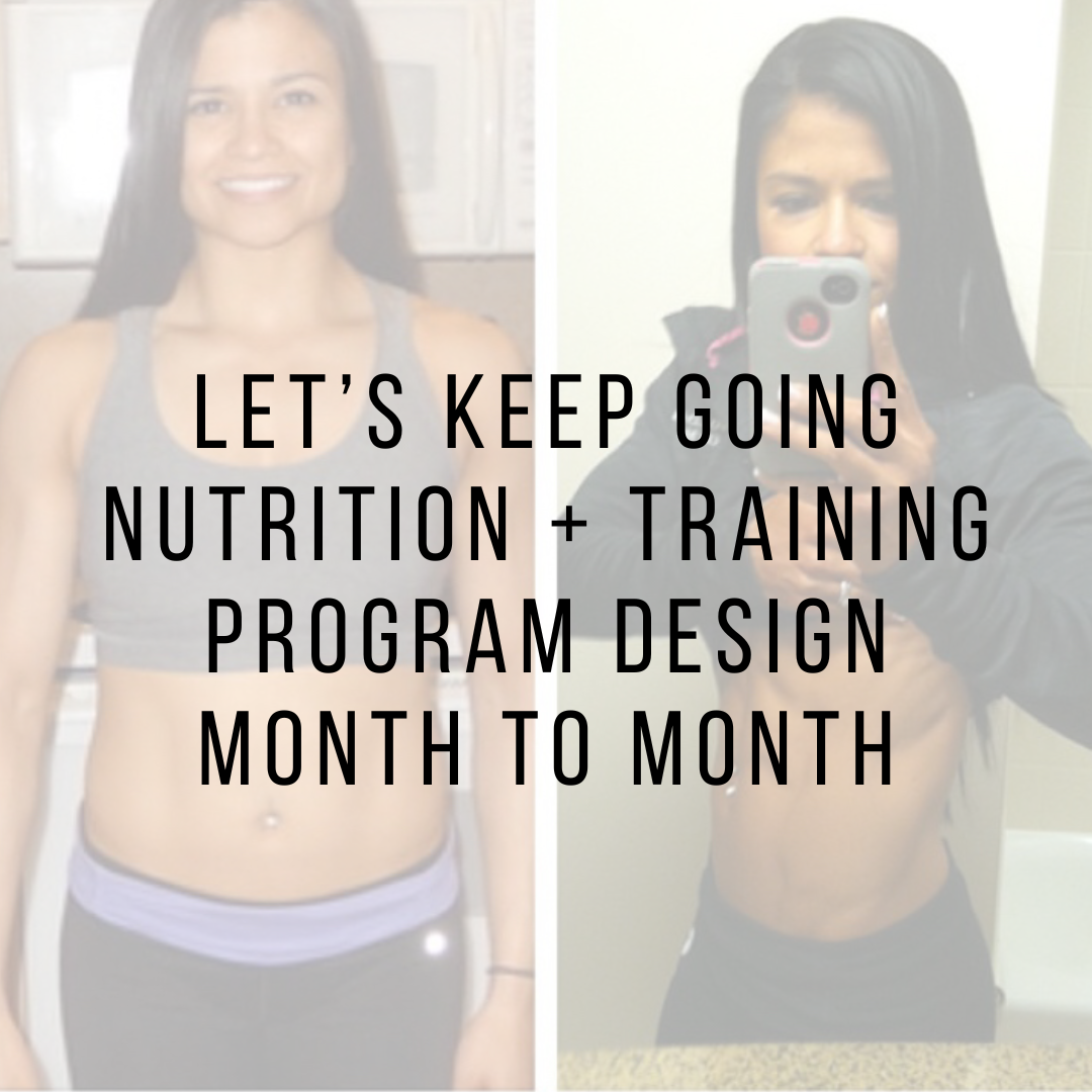 Let's Keep Going Nutrition/Training Program Design